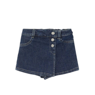 Please Pantagonna in denim blu da neonata RB08012G77