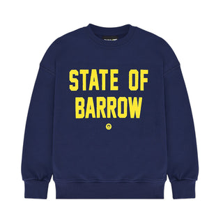 Barrow Felpa Girocollo In Cotone F5BKJUSW076 Con Logo e Teddy