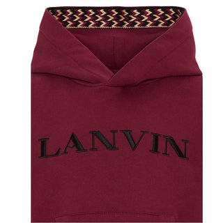Lanvin Felpa Con Cappuccio E Logo N30423/955 Per Bambini
