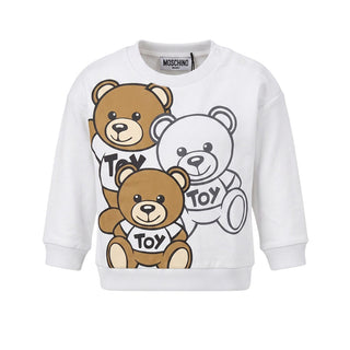 Moschino Crewneck Sweatshirt with Logo and Symbol MWF03Q