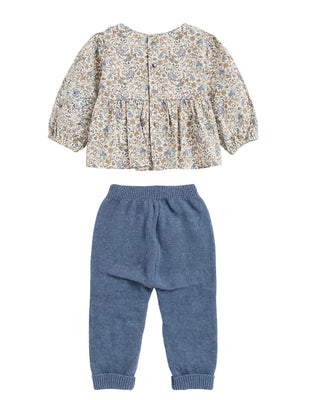 Dottor Kids Tutina due pezzi con punto smock DK2150
