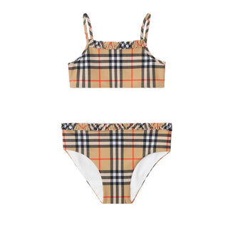 Burberry Costume Due Pezzi Con Motivo Vintage Check 8117156