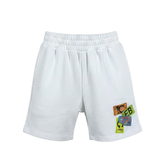 Iceberg Bermuda In Felpa Bianco Per Bambino BFICE6104BJ-V2