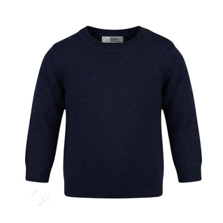 Dottor Kids Maglia Girocollo Blu In Cotone Per Bambino DK6BJ