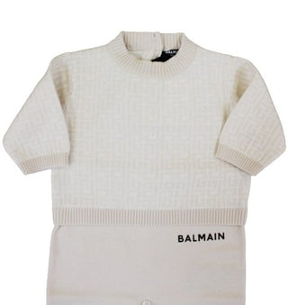 Balmain Playsuit bs0a510 mit Knöpfen hinten