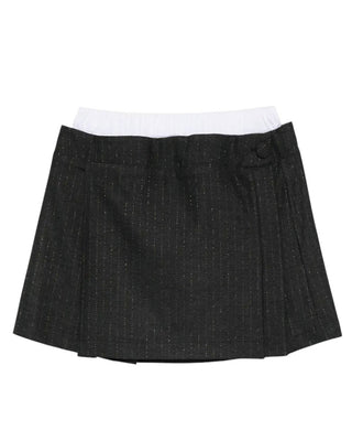 Lù:Lù Gonna gessata con dettagli lurex LL3054