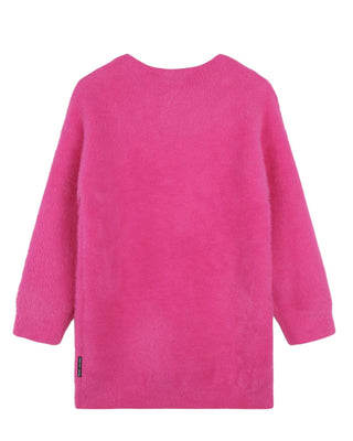 Marc jacobs Abito fucsia in maglia da bambina W60386