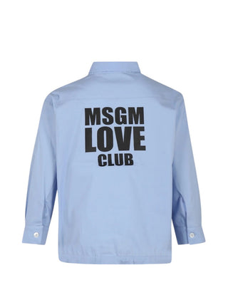Msgm Camicia a maniche lunghe con logo F4MSJGSI130