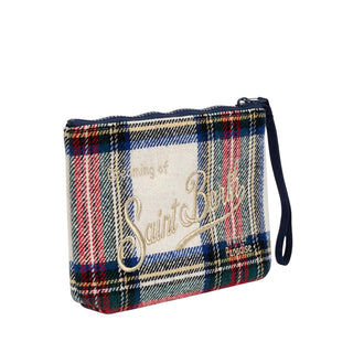 Mc2 Saint Barth Pochette Tartan all-over Ali0022 / 01816M