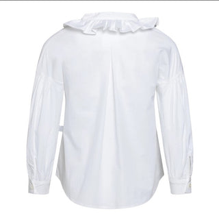 The Owl Shirt with ruffles at the neck A22CL211C0031