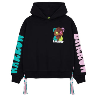 Barrow Kurzes Sweatshirt mit Aufdruck 032128