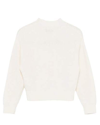 Moschino Maglia con logo frontale ricamato HDW023