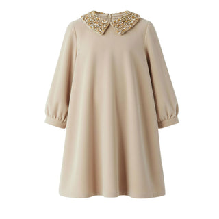 Il Gufo Abito in velluto con colletto A24VL595V0016