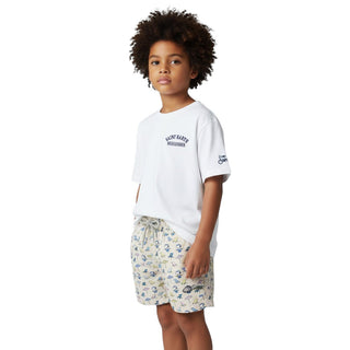 Mc2 Saint Barth Costume Jean Lighting Con Stampa Snoopy Relax JEA0004/00592L Per Bambino