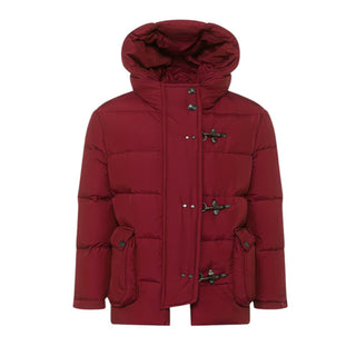 Fay Giubbino bordeaux trapuntato con cappuccio FT2P00-N0153