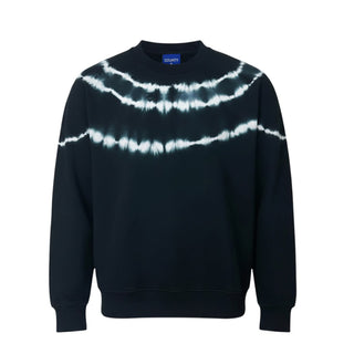 Marcelo Burlon Felpa girocollo nera con stampa F5CMJBSW055