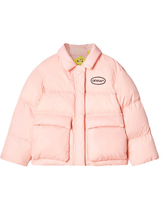 Off-White-Jacke mit Logo OGED005F23FAB00130130