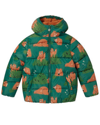 Stella Mccartney Giubbino verde con cappuccio TT2577-Z1469