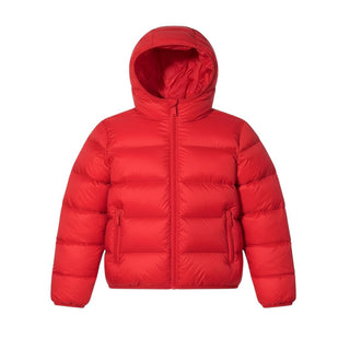 Dsquared2 Giubbino 100 Grammi Rosso Con Cappuccio E Logo DQ0826-D009D