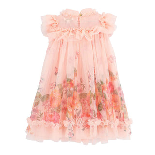 Angel's Face Abito In Tulle Da Bambina DOMINIQUE BORDER PEACH