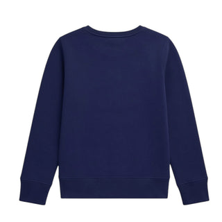 Polo Ralph Lauren Felpa Blu In Cotone Con Orsetto 313850652002 Per Bambino