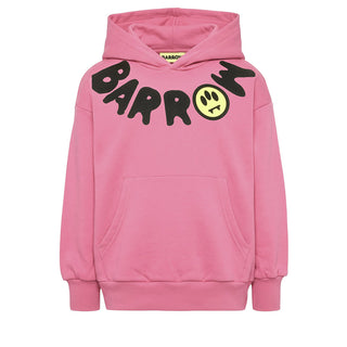 Barrow Felpa Rosa Con Cappuccio F6BKJUHS038-409 Per Bambina