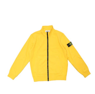 Stone Island Zip Up Sweatshirt 781661440 Logo Sleeve