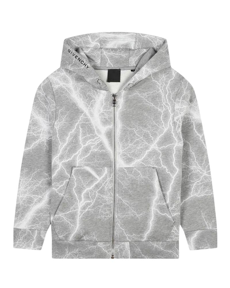 Givenchy Felpa con zip e cappuccio H30321