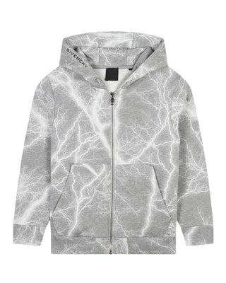 Givenchy Felpa con zip e cappuccio H30321