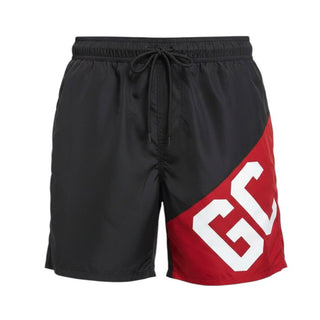 GCDS Boxer Mare Nero Con Logo Per Uomo Z0MLQS330T016/999
