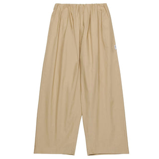 MM6 Maison Margiela Pantaloni plissettati beige in cotone M60734-MM05H