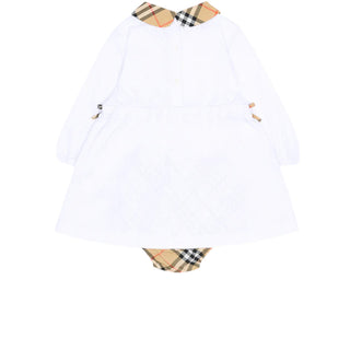 Burberry Vestina con Culotte 81174931 Applicazioni Check
