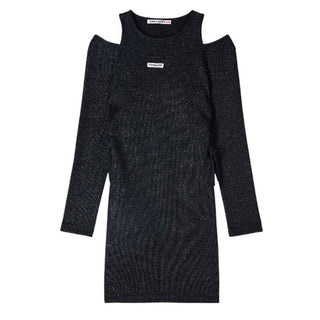 Patrizia Pepe Abito In Lurex 7A0565/J319 Con Logo