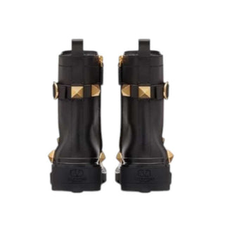 Valentino Garavani Stiefel mit Nietenriemen WW0S0CJ3NK8 mit seitlichem Reißverschluss