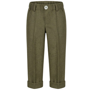 J.o Milano Pantaloni Verdi In Misto Lana 2664A3/2J Per Bambino