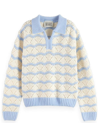 Scotch&Soda Maglia a righe da bambina 178016