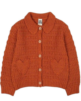 Bonton Cardigan in misto lana da bambina MTF100024AU200