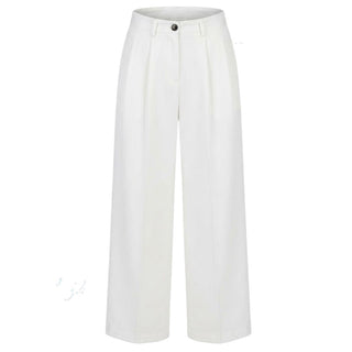 Nine:inthe:morning Pantaloni Bianchi In Popeline Per Bambina 9JS26-DRA11B