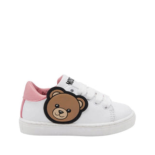 Moschino Sneakers con  teddy e scritta logo laterale 840980