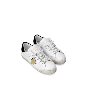 Philippe Model Sneakers Con Lacci Logo 75183 Effetto Vissuto