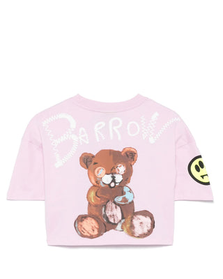Barrow T-shirt cropped con logo S5BKJGTH149