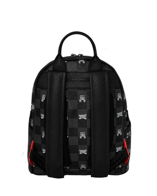 SPRAYGROUND Zaino GRAY PEEKING CHARACTER CHECK SAVAGE 910B8908NSZ