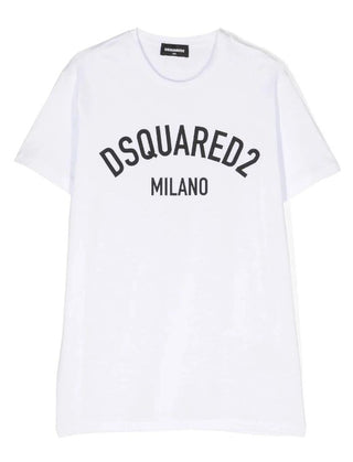 Dsquared2 Crewneck T-shirt with logo and print DQ1983-D00MV