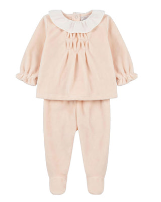 Coccodè Tutina due pezzi con punto smock C64056