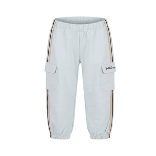 Palm Angels Tuta In Felpa Color Cielo F6PANBTP202/960 Per Neonato