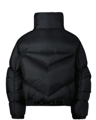 Moncler Giubbino Mira nero trapuntato con logo I29541A00093