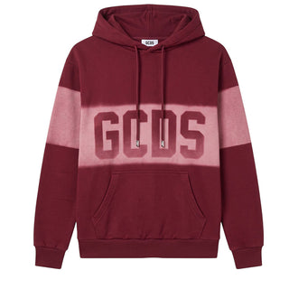 GCDS Felpa Color Magenta Con Cappuccio E Logo C2MWQE233F034/480J Unisex
