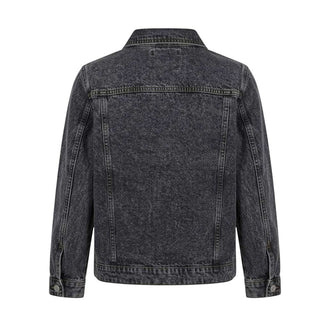 Daniele Alessandrini Camicia In Denim Nero 1231OCD00288 Per Bambino