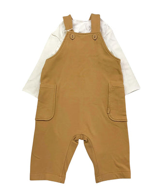 Teddy & Minou completo 2 pezzi Salopette I24CP059M7015X