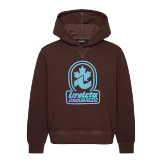 Dsquared2 Felpa con cappuccio e logo DQ2907-D0AD2